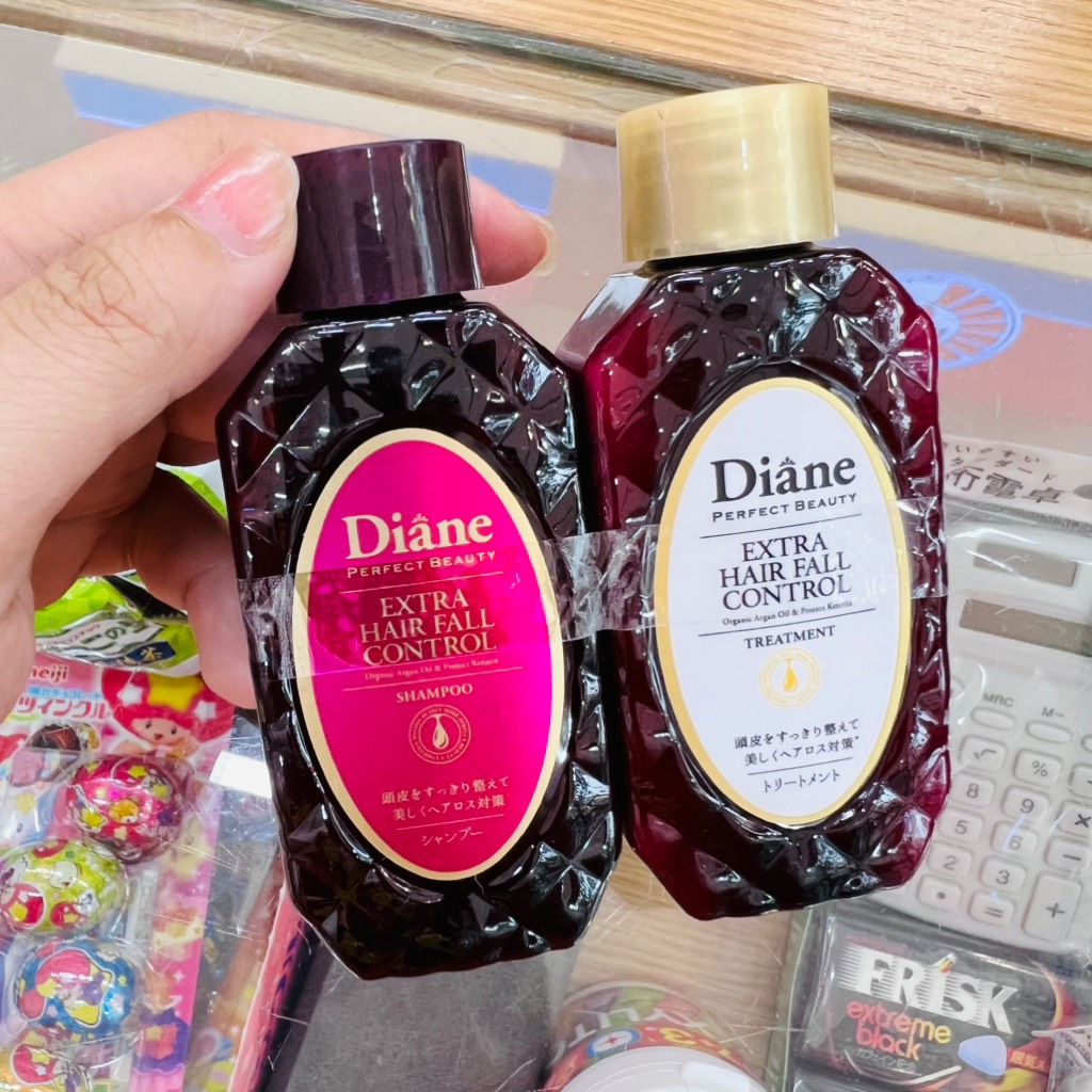 Cặp gội xả đi du lịch đi công tác Diane Moist giảm rụng tóc phục hồi hư tổn (2 chai 50ml)