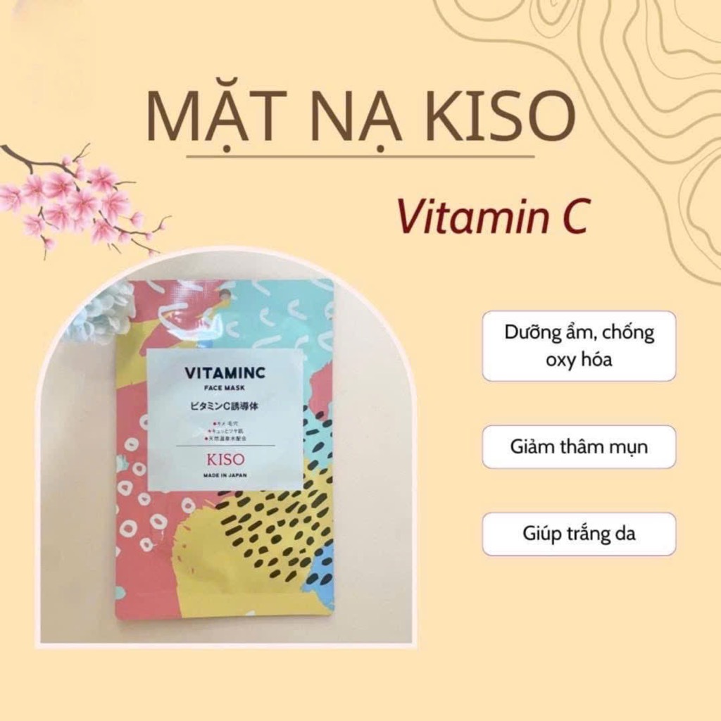 Mặt nạ giấy Kiso 1 miếng