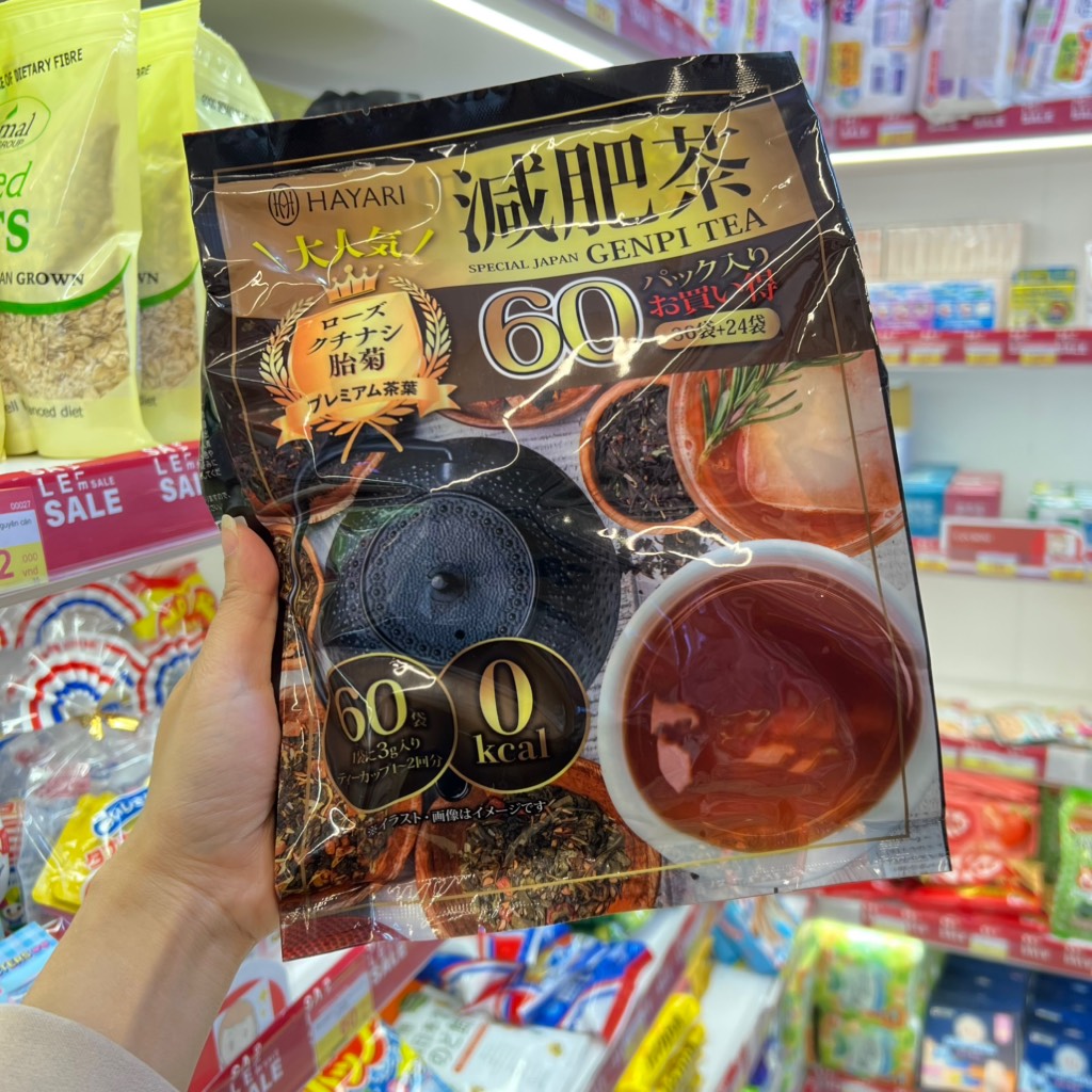 Trà genpi túi lọc giảm cân 60 gói