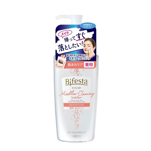 Nước tẩy trang Bifesta Micellar Cleansing Water chai 400ml (3 loại) (Da nhạy cảm)