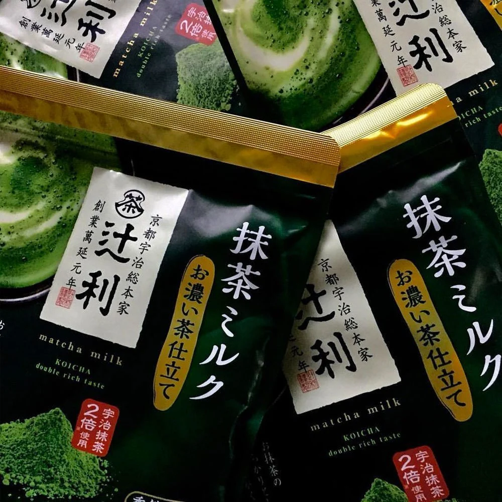 Bột trà sữa trà xanh Tsujiri Matcha Milk Kakaota 150g loại matcha đậm