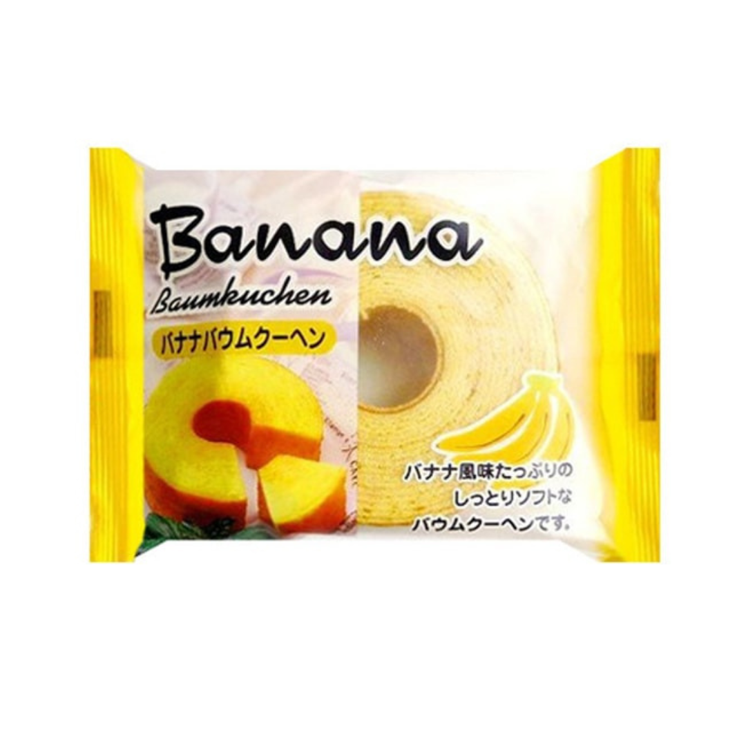 Bánh vị chuối Taiyo Banana Baukuchen 83g