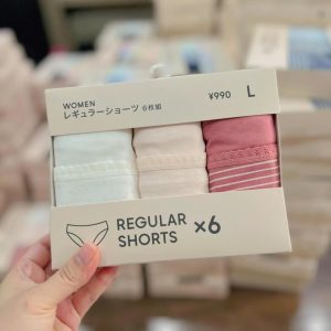 Quần chip GU size L (set 6 chiếc)