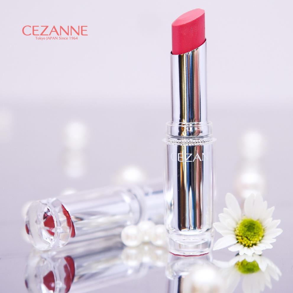 Son môi Cezanne Lasting Gloss Lip bản son bóng thỏi 3.2g