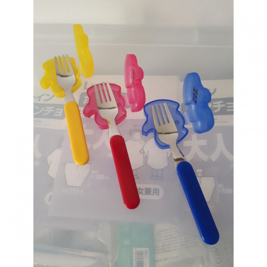 Dĩa inox Echo có nắp đậy hình thú