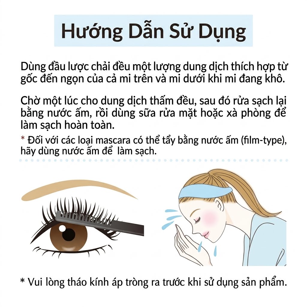 Mascara tẩy trang cho mi Cezanne 5g