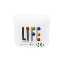 Tăm bông người lớn Life hộp nắp bật 300 chiếc