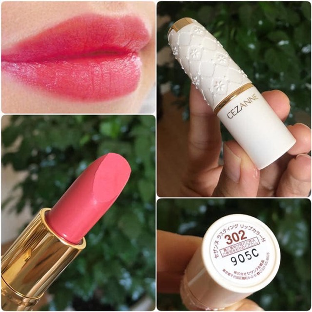 Son môi Cezanne Lasting Lip Color N thỏi 3.9g (4 màu) (501 - Đỏ cam)