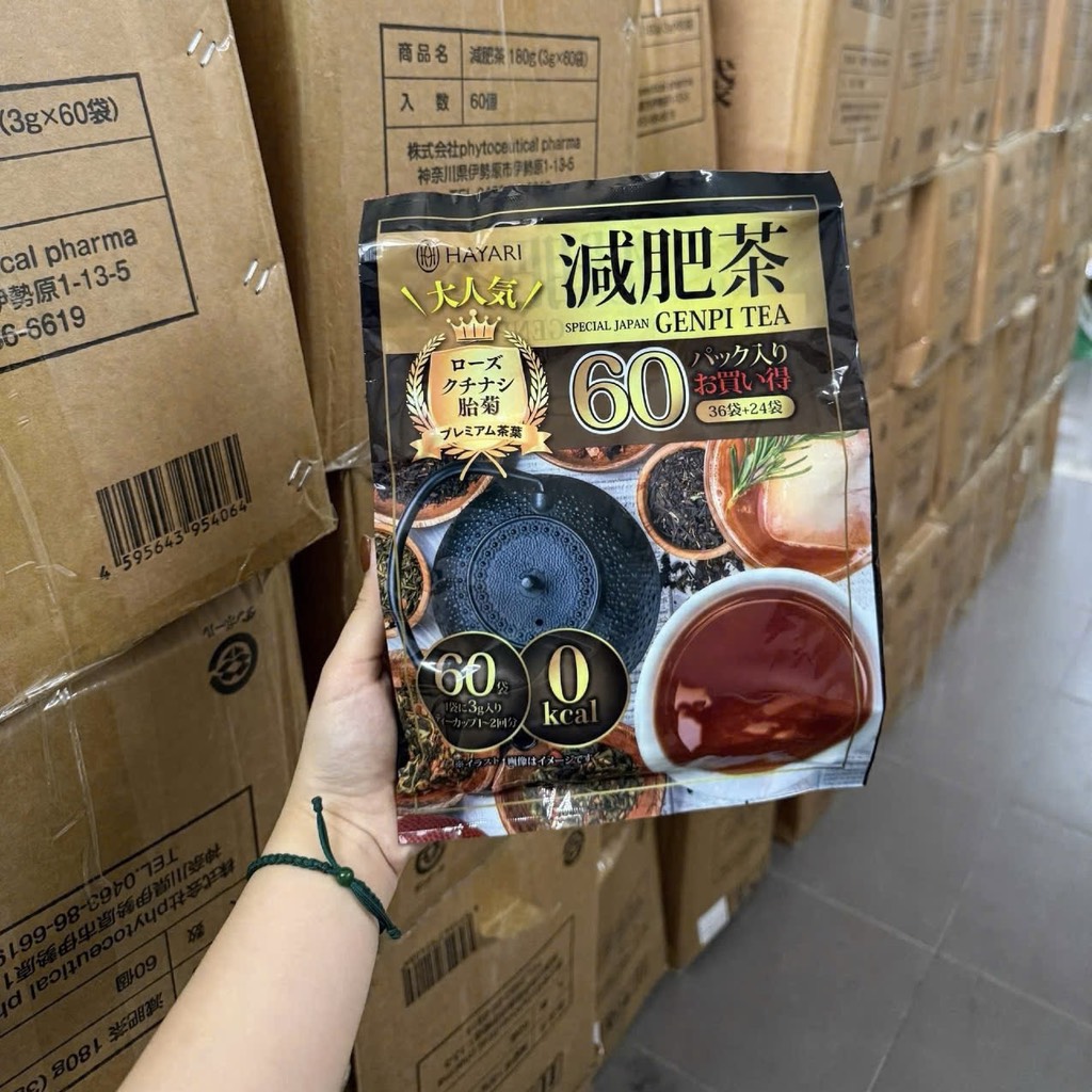 Trà genpi túi lọc giảm cân 60 gói