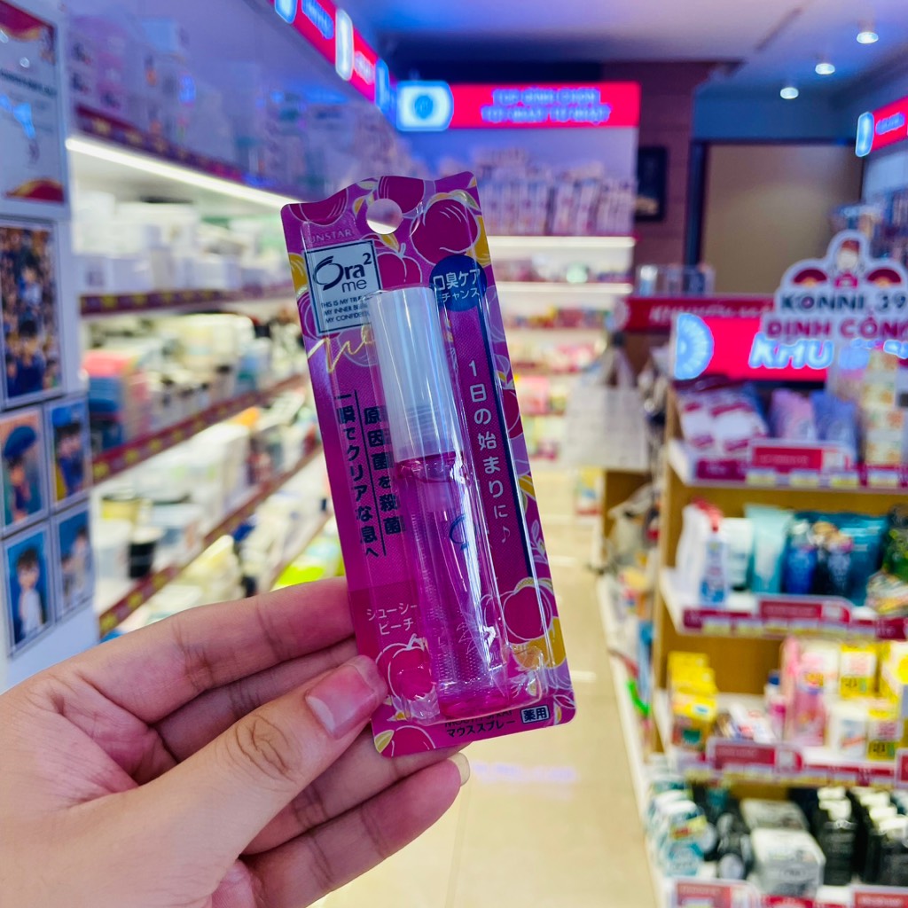 Xịt thơm miệng khử mùi hôi Sunstar Ora2 Me 6mL Nhật Bản