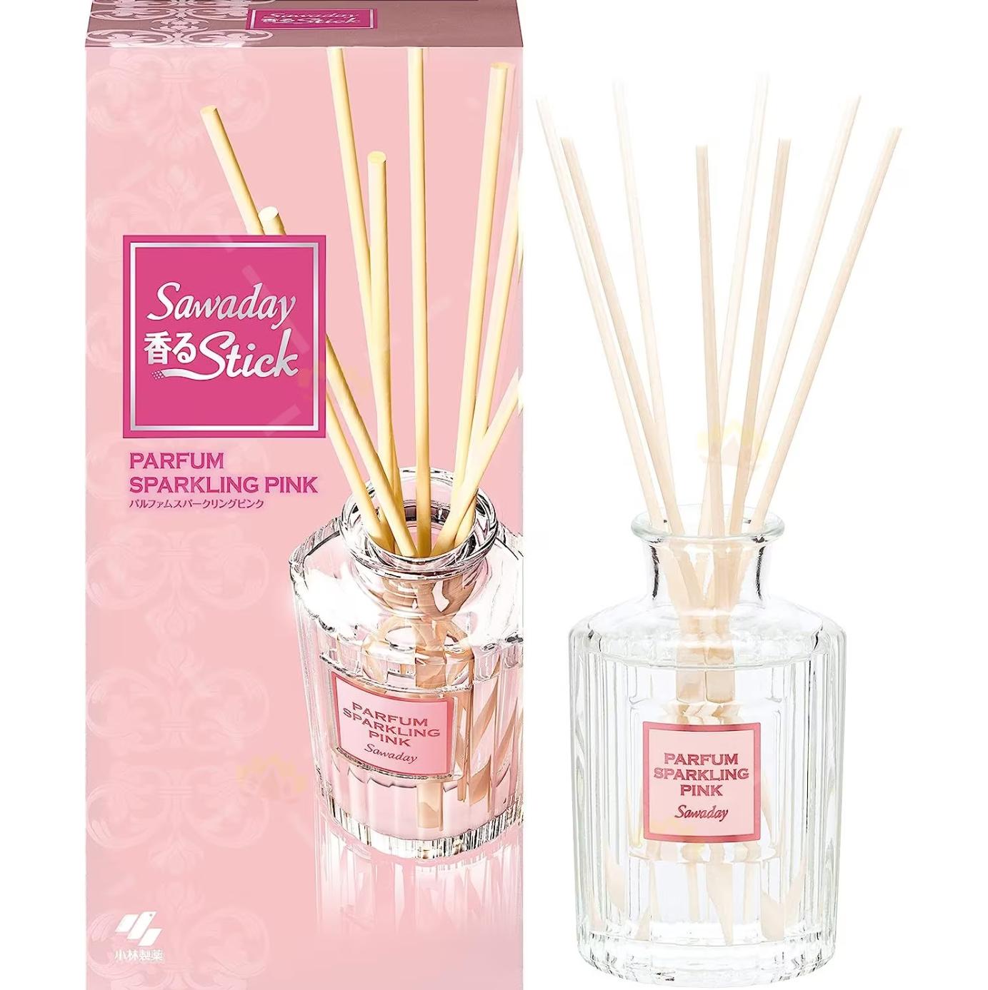 Cắm thơm phòng Sawaday hương nước hoa Parfum Sparkling Pink 70ml (hồng)
