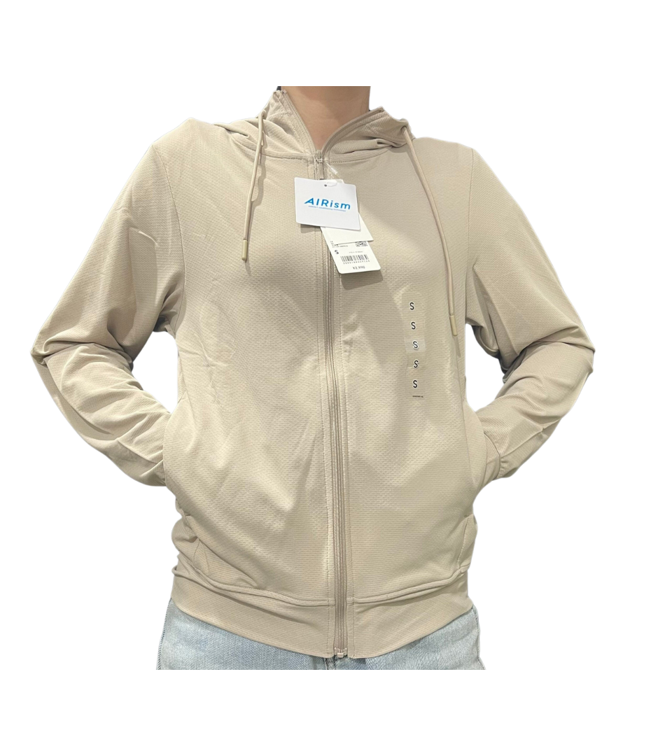 Áo chống nắng Uniqlo UV AIRism 2024 - 30 Natural (Size XL)