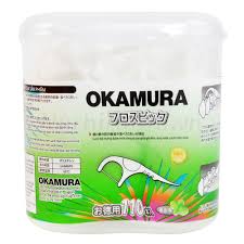 Tăm chỉ nha khoa Okamura hộp 110 cây