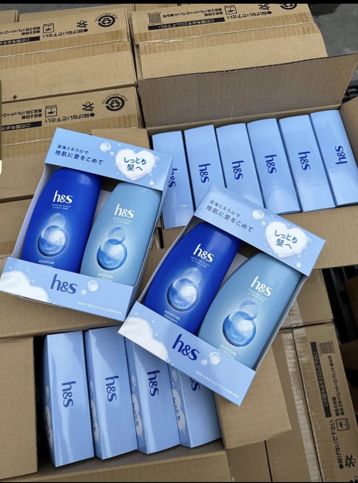 Dầu gội xả HS Premium Scalp & Hair Care 370ml Xanh dương - dưỡng ẩm