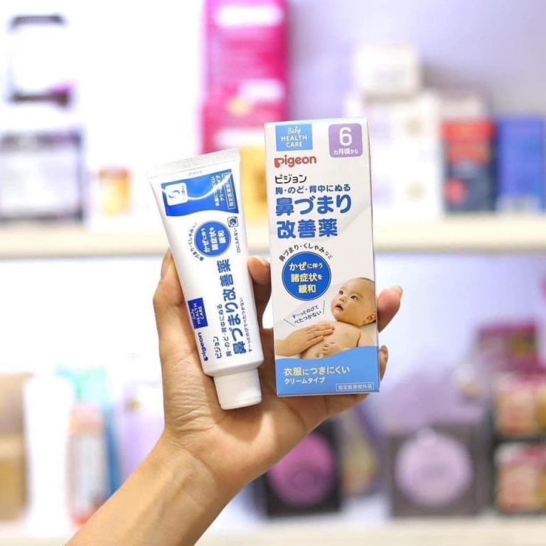 Kem bôi ấm ngực Pigeon giảm ho nghẹt mũi cho trẻ từ 6 tháng