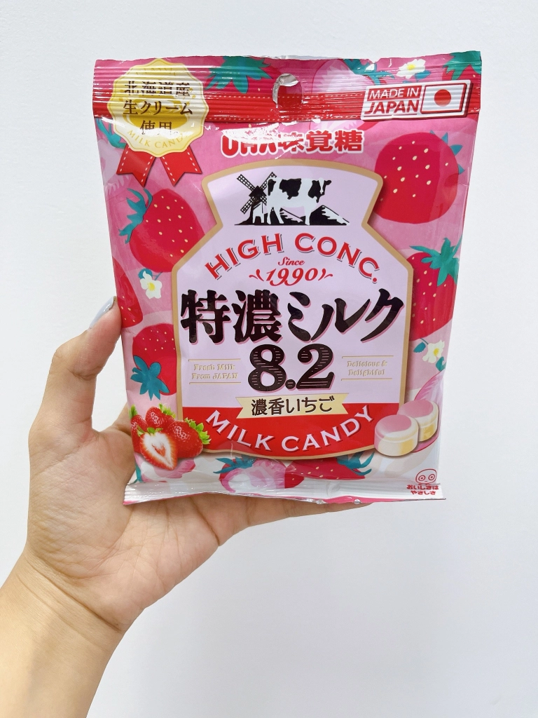 Kẹo UHA sữa dâu 58g