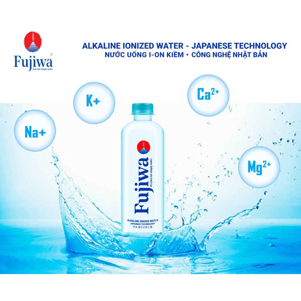 Nước ion kiềm Fujiwa PH9+ chai 450ml