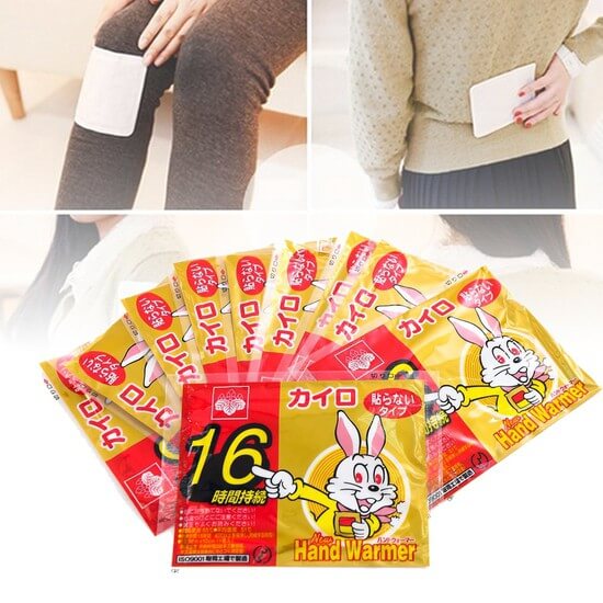 Miếng giữ nhiệt Kairo giữ ấm 16 tiếng (10 miếng)