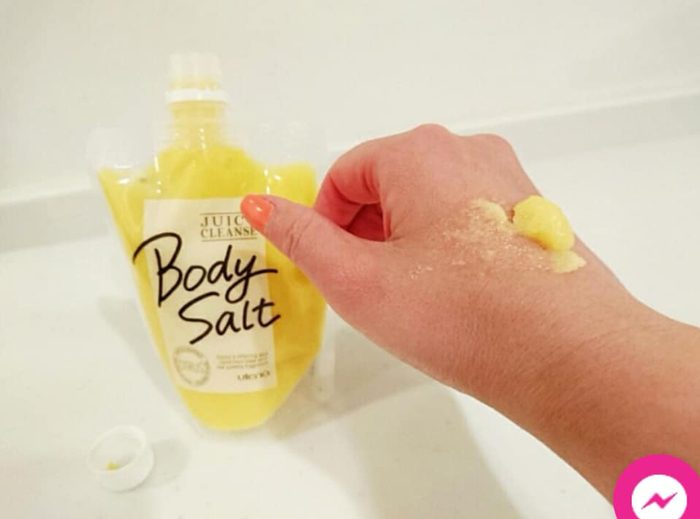 Muối tắm Utena body salt 300g hương cam