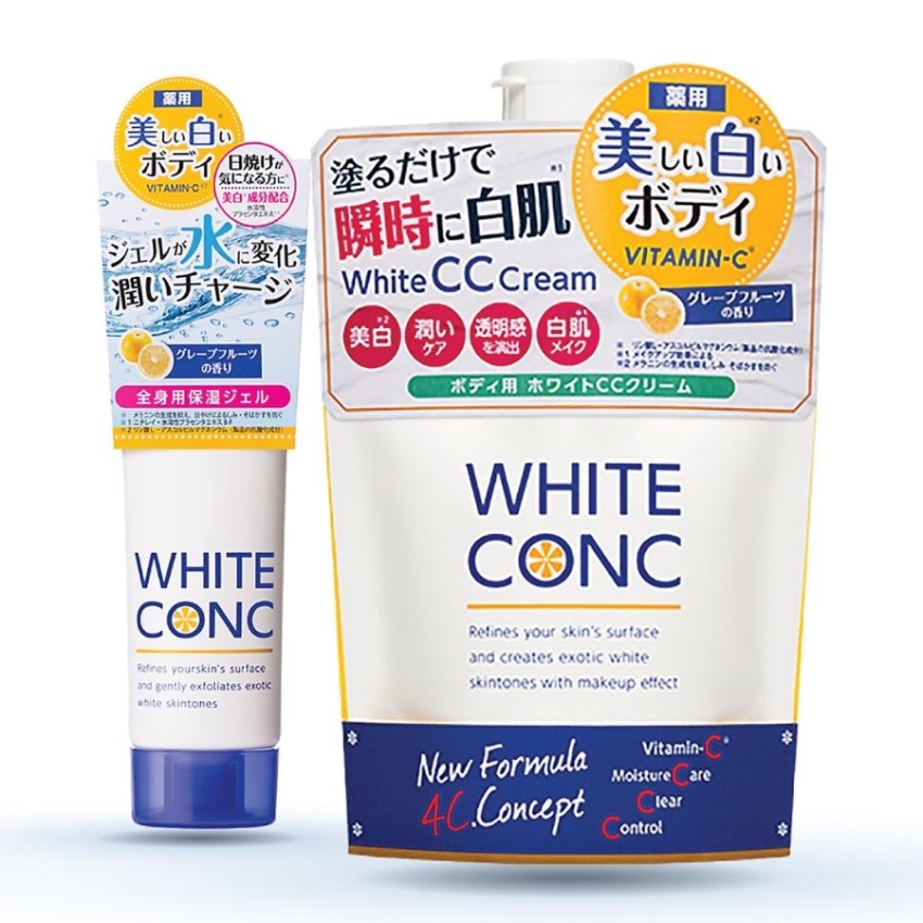 Kem dưỡng thể White Conc Watery Cream dưỡng trắng da dành cho ban đêm tuýp 90g