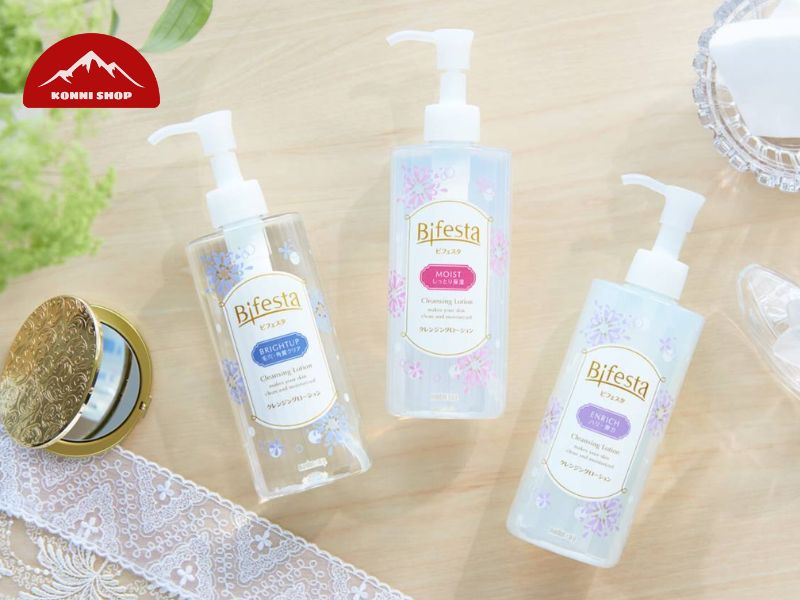 Nước tẩy trang Bifesta Micellar Cleansing Water chai 400ml (3 loại) (Cấp ẩm - cho da khô)