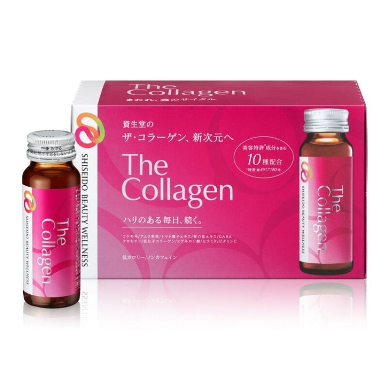 Nước uống The Collagen Shiseido hộp 10 chai x 50ml