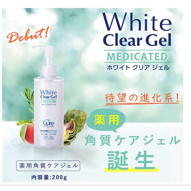 Tẩy da chết Cure White Clear Gel cho da nhạy cảm 200g