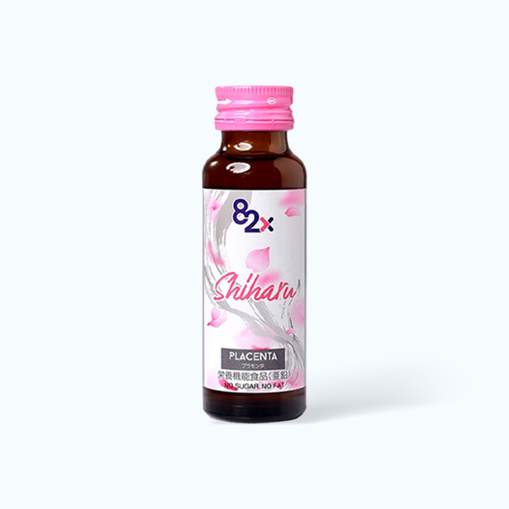 Nước uống Collagen Placenta 82x Shiharu 10 chai x 50ml