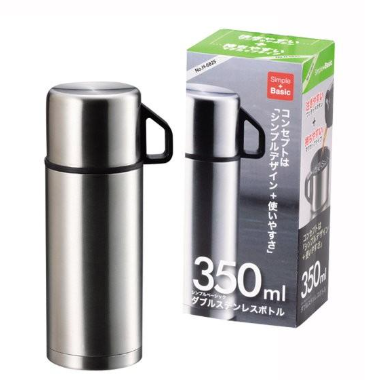 Bình inox giữ nhiệt Pearl Metal Basic Double 350ml