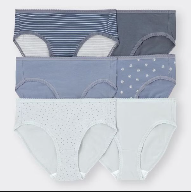 Set chip Gu 6 quần (made in Bangladesh) size M