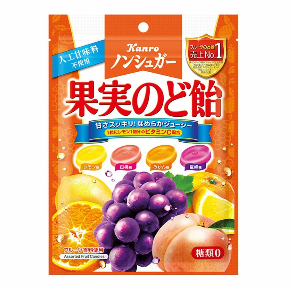 Kẹo trái cây không đường Kanro 90g