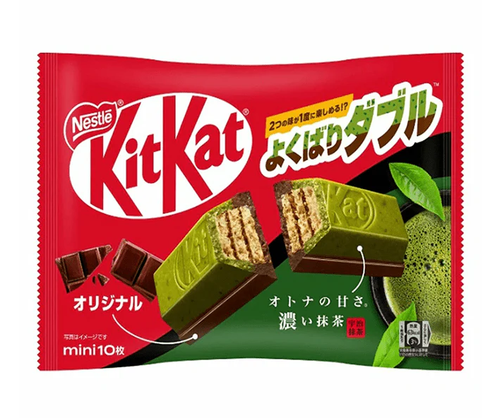 Kitkat mix vị truyền thống và trà xanh