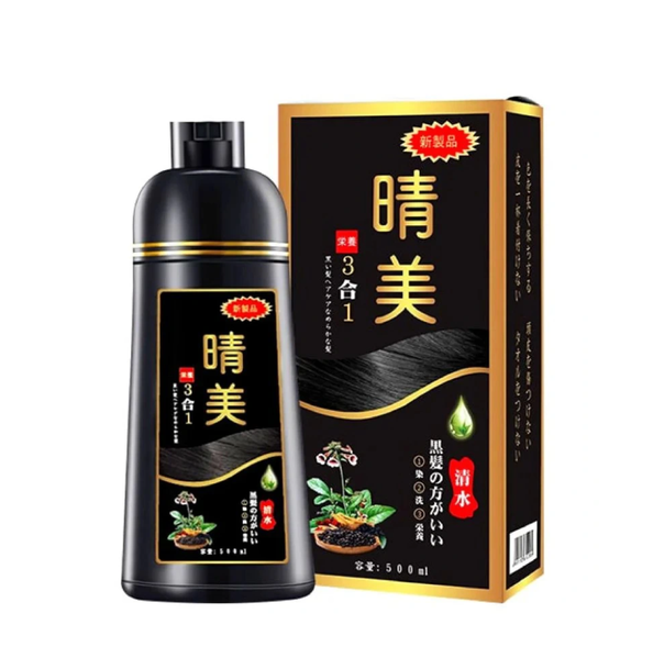 Dầu gội nhuộm tóc hữu cơ Komi (Nâu đen)