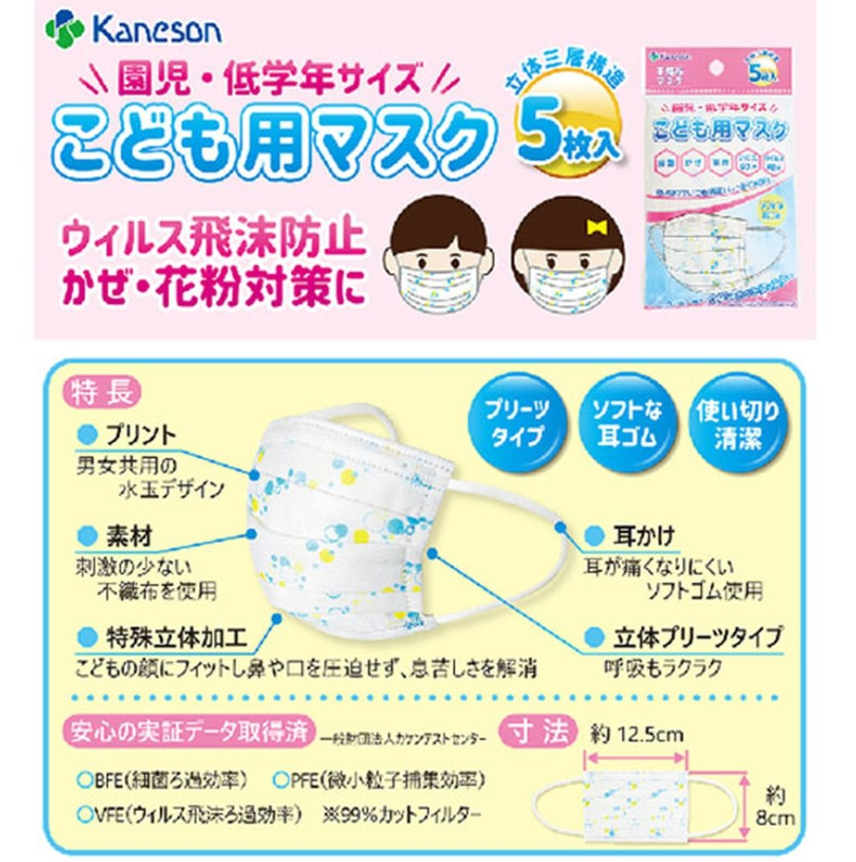 Khẩu trang Kanesson cho bé (set 5 cái)