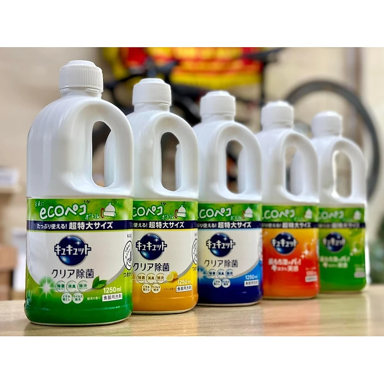 Nước rửa bát Kao hương cam vàng 1250ml