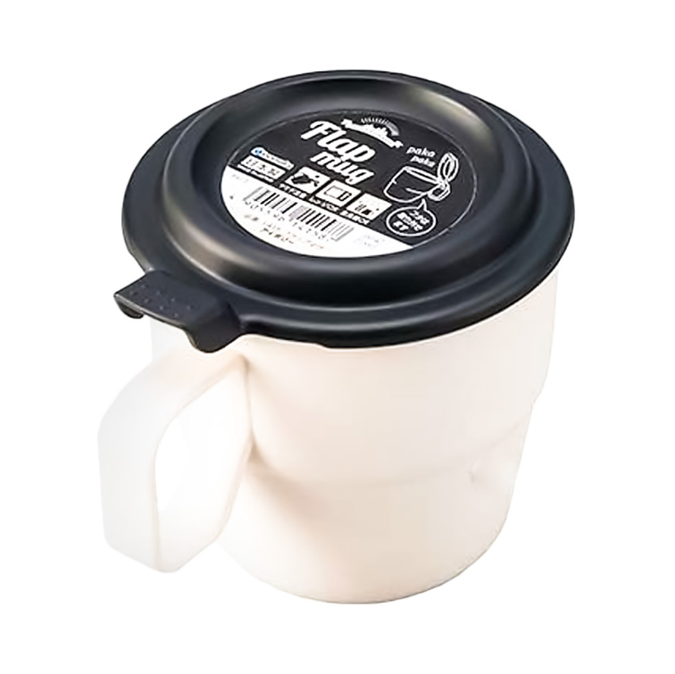 Cốc uống nước có nắp Inomata 360ml - Màu trắng