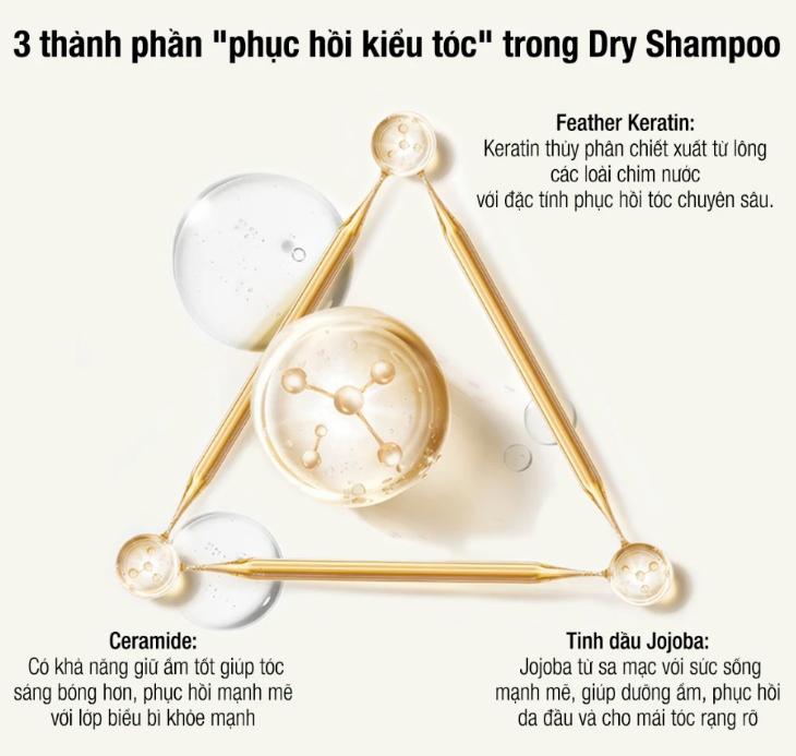 Dầu gội khô tạo kiểu Diane 95g