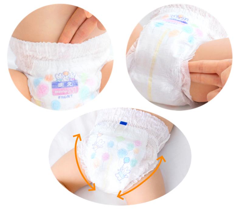 Bỉm Merries tã dán size M 52+2 miếng