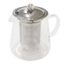 Ấm pha trà thủy tinh kèm lõi lọc inox Echo 650ml