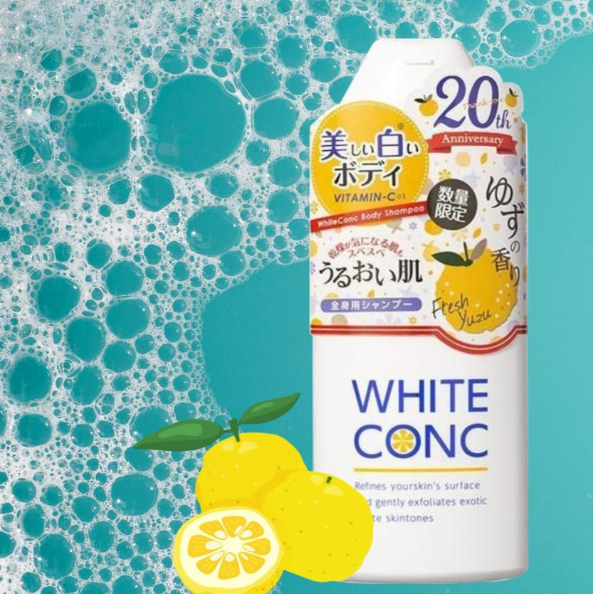 Sữa tắm trắng da toàn thân White Conc C2 Yuyu 360ml (Bản giới hạn)