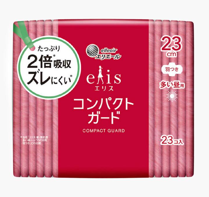 Băng vệ sinh siêu mỏng có cánh Elis Compact 23cm (23 miếng)