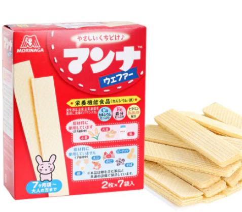 Bánh xốp ăn dặm Morinaga 52g