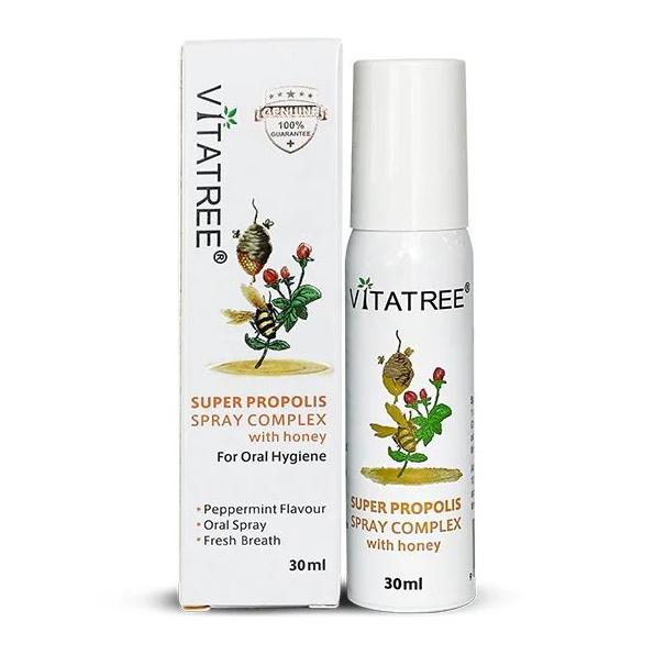 Xịt ho keo ong Vitatree Úc giảm ho, đau họng 30ml