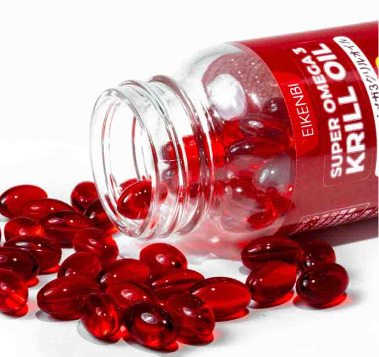 Viên uống dầu nhuyễn thể Super Omega 3 Krill Oil 2000mg Eikenbi 60 viên