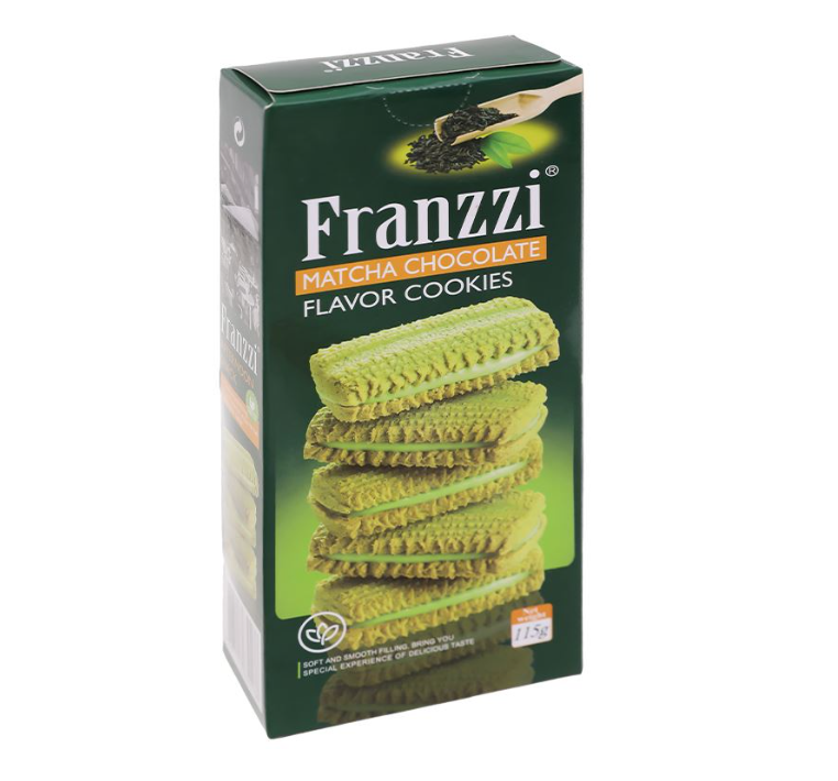 Bánh quy Franzzi Soco vị trà xanh 115g