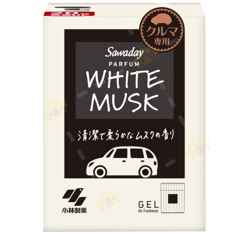 Sáp thơm xe hơi hương nước hoa Sawaday Car Gel Parfum Xạ hương trắng