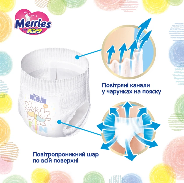 Tã quần Merries cỡ XL 38 miếng
