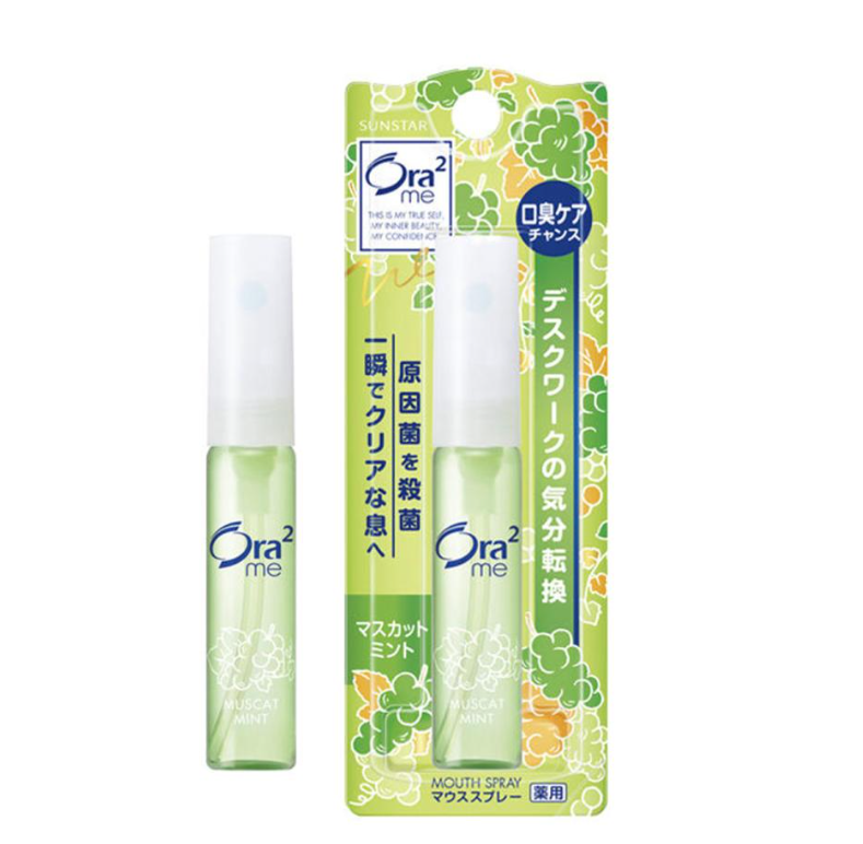 Xịt thơm miệng Sunstar Ora 2 6ml mùi nho xanh bạc hà