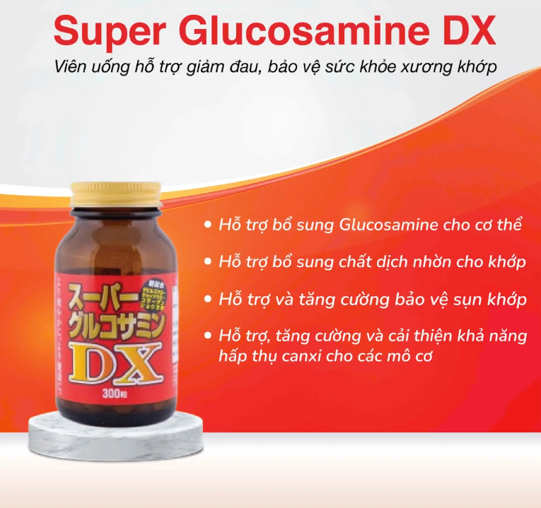 Viên uống hỗ trợ xương khớp Hokoen Super Glucosamine DX