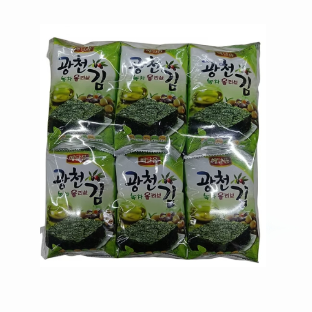Lốc 3 gói rong biển ăn liền Gwangcheon Haejeo Hàn Quốc